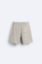 Knit jogger bermuda shorts
