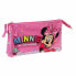 Фото #1 товара Тройной пенал Minnie Mouse Lucky Розовый 22 x 12 x 3 cm