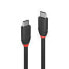 Фото #9 товара Lindy 1m USB 3.2 Type C Cable 3A - Black Line - 1 m - USB C - USB C - USB 3.2 Gen 1 (3.1 Gen 1) - 10000 Mbit/s - Black