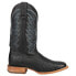 Фото #1 товара Durango Full Quill Ostrich Square Toe Cowboy Mens Black Dress Boots DDB0273