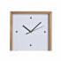 Фото #3 товара Настенное часы DKD Home Decor Белый Коричневый Деревянный Дома город 20 x 4 x 30 cm