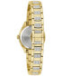 Фото #3 товара Часы Bulova Crystal Gold-Tone