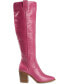 Фото #3 товара Womens Therese Wide Width Wide Calf Block Heel Knee High Dress Boots