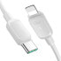 Kabel przewód do iPhone USB-C - Lightning 20W 1.2m biały