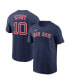 Фото #2 товара Men's Trevor Story Navy Boston Red Sox Name and Number T-shirt