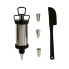 Pastry Bag Set Black Silver Stainless steel Plastic (6 Units)