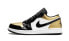 Кроссовки Nike Air Jordan 1 Low Gold Toe (Золотой, Черный)