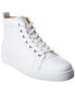 Фото #1 товара Christian Louboutin Louis Leather High-Top Sneaker Men's White 41