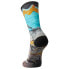 SMARTWOOL Bike Zero Cushion Wolf Print Crew long socks