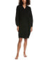 Barefoot Dreams Cozychic Side Tie Robe Women's Black S