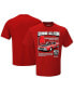 Фото #1 товара Men's Red Donnie Allison NASCAR Hall of Fame T-shirt