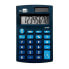 Фото #1 товара Калькулятор карманный Liderpapel Bolxf06 для детей 8 цифр с солнечной батареей и батарейками синего цвета 98x62x8 мм