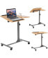 Фото #1 товара 1PC Adjustable Laptop Notebook Desk Table Stand Holder Swivel Home Office Wheel