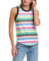 Фото #1 товара Sol Angeles Samba Stripe Tank Women's White S