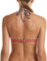 Tommy Hilfiger Women's Navy Triangle Cropped Bikini Top size Large 177368