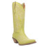 Фото #2 товара Dingo Flirty N' Fun Embroidered Snip Toe Cowboy Womens Green Casual Boots DI171