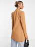 ASOS DESIGN double breasted suit blazer in tan
