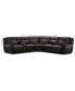 Фото #6 товара Lenardo 6-Pc. Leather Sectional with 2 Power Recliners and Console, Created for Macy's