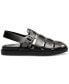 ფოტო #3 პროდუქტის Men's Montego Slingback Faux-Leather Buckle Sandals