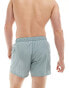 Фото #3 товара ASOS DESIGN swim short in short length with cargo pocket in grey