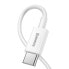 Kabel przewód do iPhone USB Typ C - Lightning Power Delivery 20W 1m biały