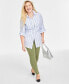 Фото #2 товара Women's Cotton Tunic Shirt, Created for Macy's