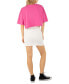 ფოტო #2 პროდუქტის Juniors' Tracy Button-Front Mini Skirt