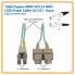 Фото #3 товара Tripp N816-02M 10Gb Duplex Multimode 50/125 OM3 LSZH Fiber Patch Cable (LC/SC) - Aqua - 2M (6 ft.) - 2 m - OM3 - 2x SC - 2x LC