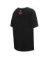 ფოტო #4 პროდუქტის Women's Black New York Knicks Script Boyfriend T-Shirt