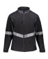 Men's Enhanced Visibility Insulated Softshell Jacket with Reflective Tape Черный, Средний - фото #2