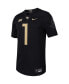 Men's #1 Black UCF Knights Untouchable Football Replica Jersey