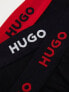 Фото #3 товара Hugo Bodywear 3 pack trunks in black