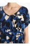 Фото #10 товара Платье женское с коротким рукавом LC WAIKIKI Grace V-образным вырезом с цветочным узором