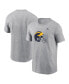 Фото #1 товара Jordan Men's Heather Gray Michigan Wolverines Primetime Evergreen Alternate Logo T-Shirt