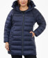 ფოტო #1 პროდუქტის Women's Plus Size Hooded Down Packable Puffer Coat, Created for Macy's