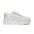 Фото #3 товара Puma Karmen Rebelle 38721208 Womens White Leather Lifestyle Sneakers Shoes
