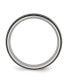 ფოტო #2 პროდუქტის Stainless Steel Polished Black IP-plated 6mm Grooved Band Ring