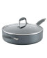 Фото #1 товара Advanced Home Hard-Anodized Nonstick 5-Qt. Sauté Pan with Helper Handle