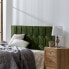 Фото #7 товара Изголовье кровати 160 x 7 x 64 cm Синтетическая ткань Зеленый