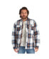 ფოტო #1 პროდუქტის Men's Clothing Heavy Quilted Plaid Shirt Jacket