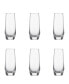 Pure Stemless Champagne Glasses, Set of 6