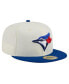 Фото #2 товара Men's Cream Toronto Blue Jays Evergreen Chrome 59Fifty Fitted Hat