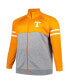 Фото #2 товара Men's Tennessee Orange Tennessee Volunteers Big and Tall Fleece Full-Zip Jacket