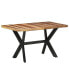 Фото #1 товара Dining Table 55.1"x27.6"x29.5" Solid Wood with Honey Finish