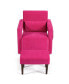 Фото #5 товара Modern Berber Fleece Single Sofa Chair Ottoman & Waist Pillow