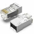 Фото #1 товара Коннектор RJ45 Vention IDCR0-100 Серебристый