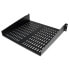 StarTech.com 2U Server Rack Shelf - Universal Vented Rack Mount Cantilever Tray for 19" Network Equipment Rack & Cabinet - Heavy Duty Steel - Weight Capacity 50lb/23kg - 16" Deep Shelf - Black - Rack shelf - Black - Steel - 22.6 kg - 2U - CE - TAA - REACH