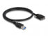 Delock 87798 - 0.5 m - USB A - Micro-USB B - USB 3.2 Gen 1 (3.1 Gen 1) - 5000 Mbit/s - Black