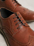 Фото #2 товара Truffle Collection wide fit formal lace up brogues in tan