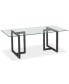 Emila 78" Rectangle Glass Mix and Match Dining Table, Created for Macy's